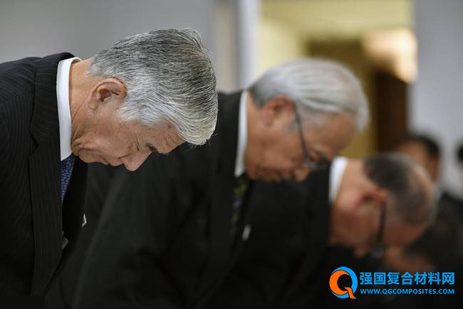 東麗社長就篡改數據一事鞠躬致歉